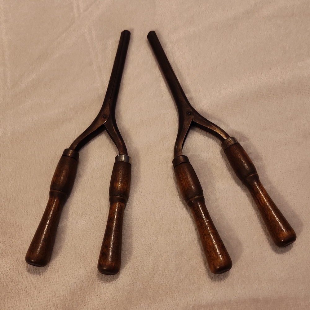 Antique/Vintage 1920's Curling Iron Set